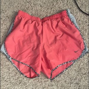 pink nike shorts